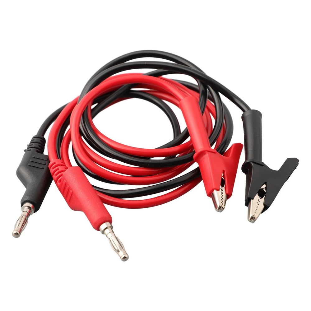 Test Equipment Cable 1M Cable 2PCS Clip Maintenance Power Supply