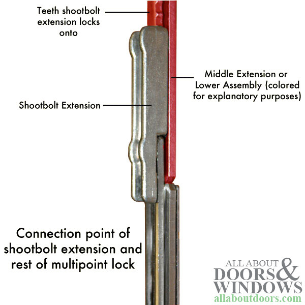 16mm P1000 / P2000 Active / Passive Shootbolt Extension Tip