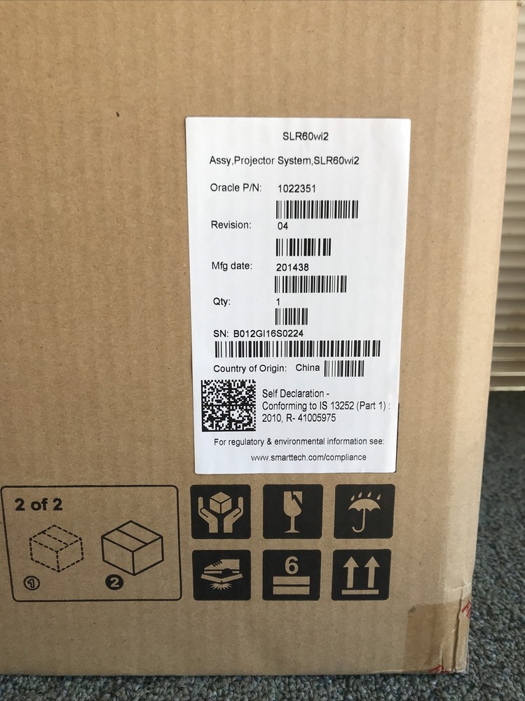 LightRaise 60wi2 and 60wi Interactive Projector Touch Screen SLR60wi2