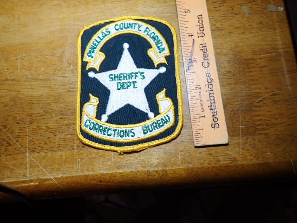 PINELLAS COUNTY FLORIDA CORRECTIONS  OBSOLETE VEST PATCH bx 10 #26