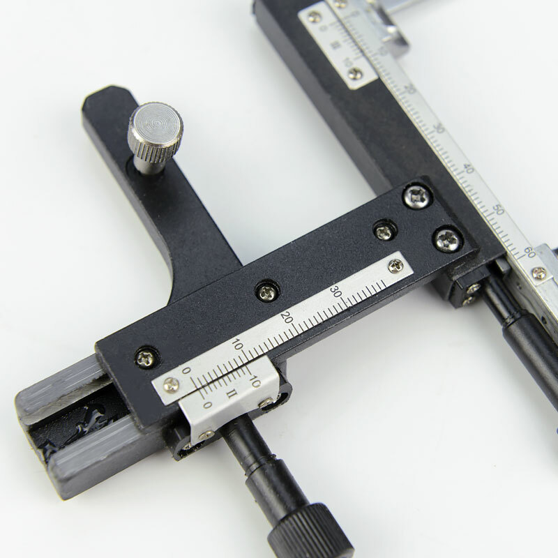 Microscope Attachable Mechanical Moveable Stage X-Y Stage with Scale Specimens