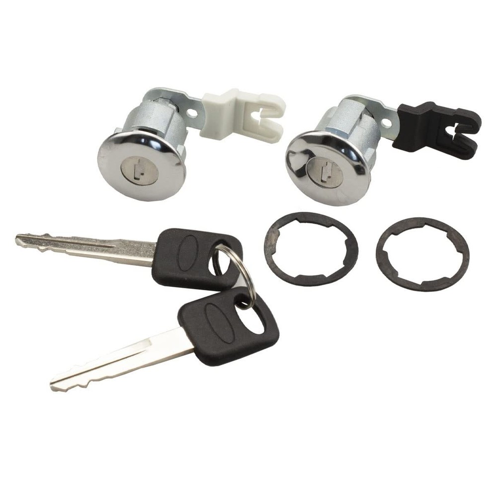 Door Lock Cylinder Set Compatible with Ford E150 E250 E350 Econoline Van F150...