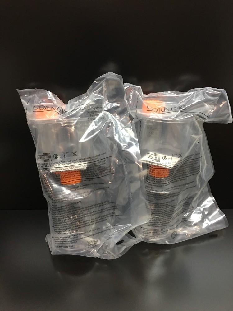 Corning REF 430516 | 0.45um 1000 mL Vacuum Filter/Storage Bottle System Lot 2 PK