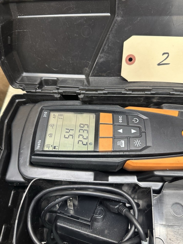 Testo 310 Residential Combustion Analyzer kit no printer