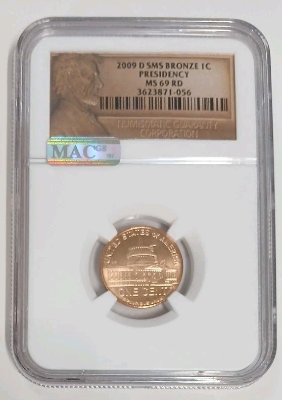 2009 D LINCOLN CENT PRESIDENCY logo NGC MS69 RED SMS MAC FINEST & SPOTLESS *