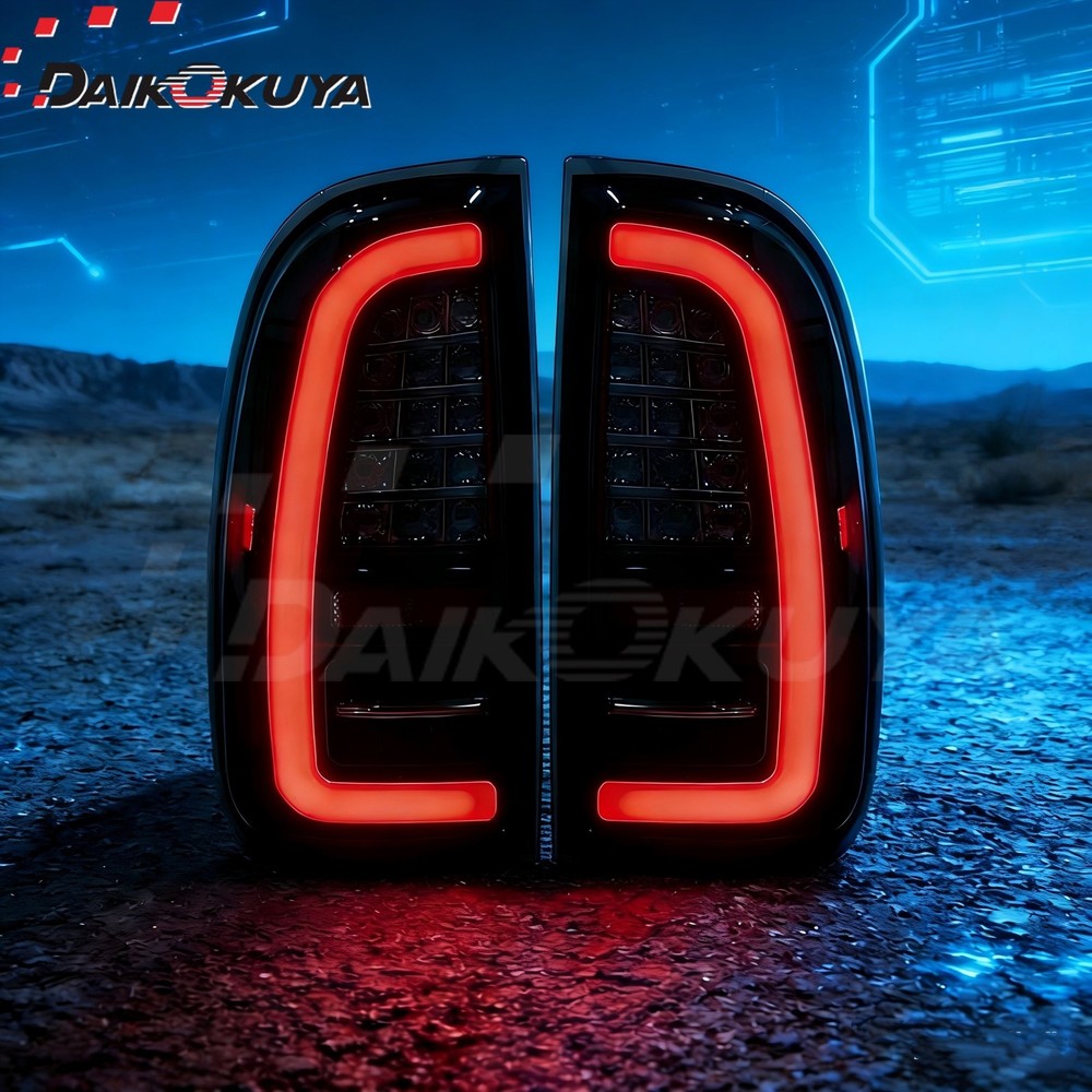 C-Shape Full LED Tail Lights for 2000 - 2006 Toyota Tundra Standard & Access Cab