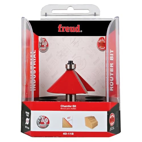 Freud 40-118 2-1/2" Chamfer Bit Router Bit Woodworking Tool