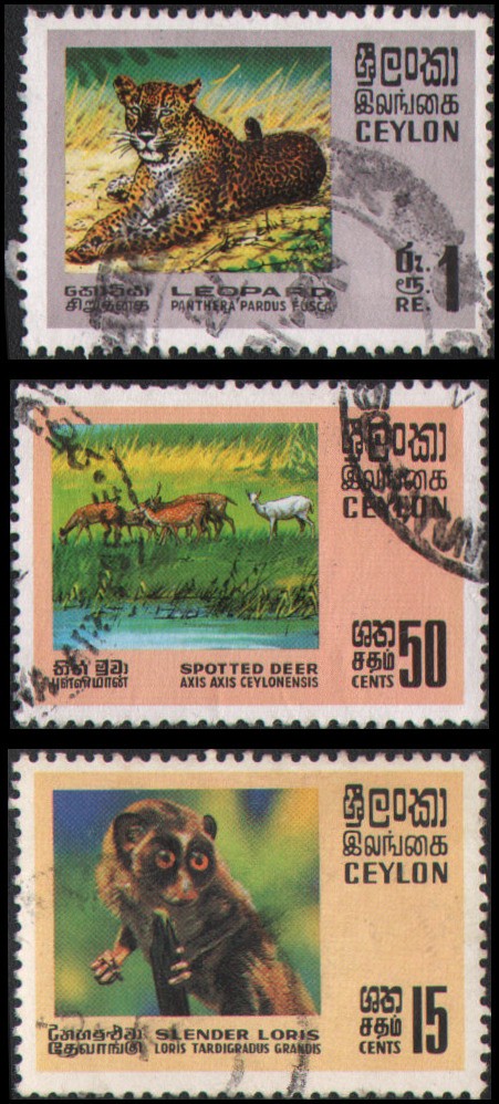 Ceylon #440-442 Used