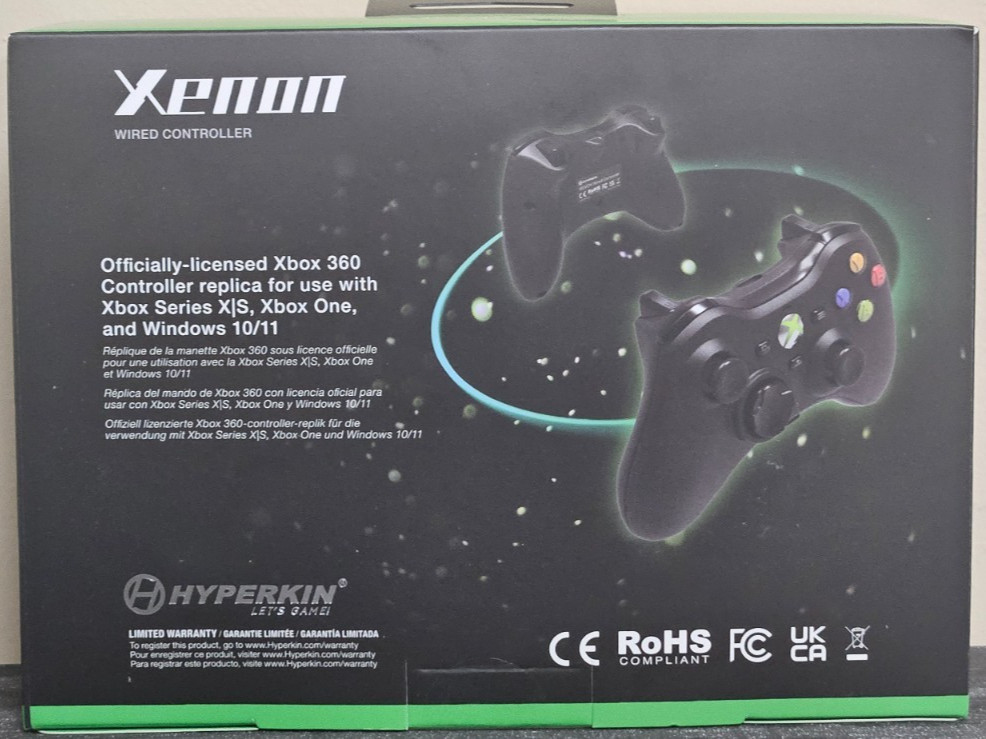 Hyperkin Xenon Wired Xbox Controller Black