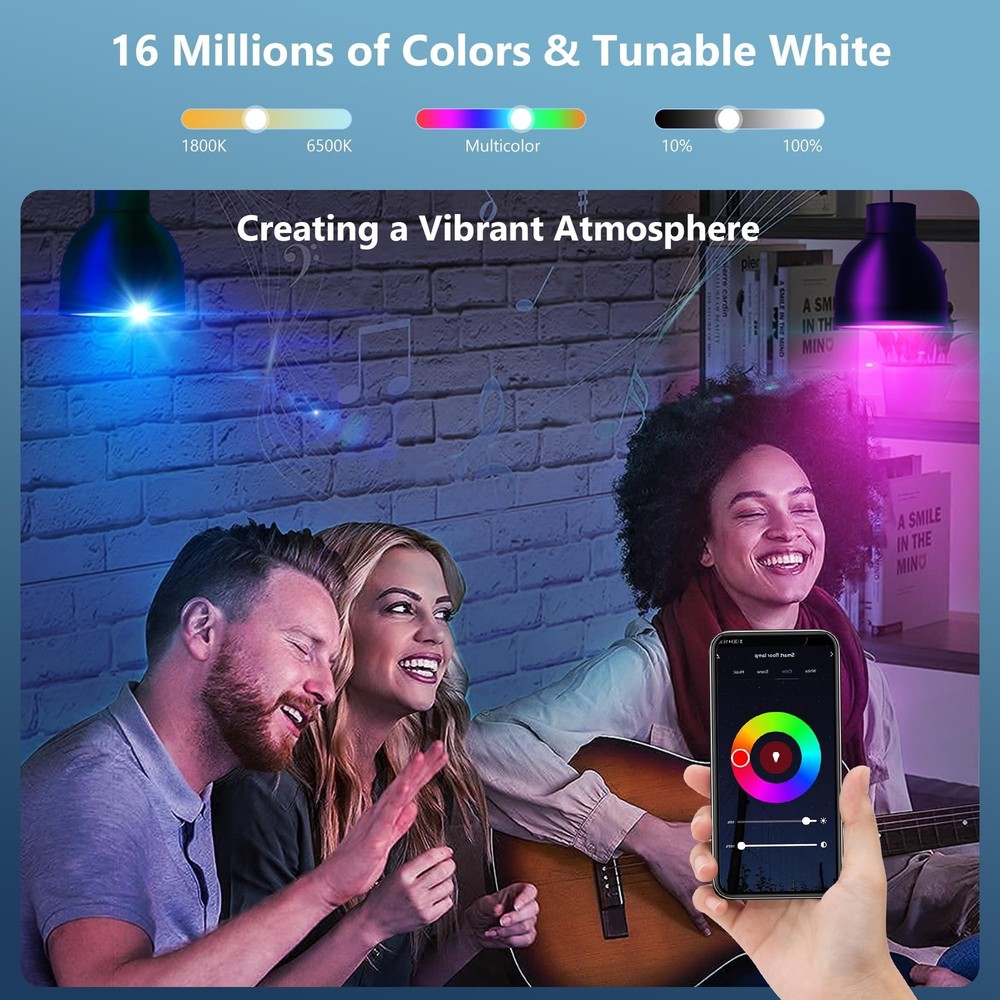 OHLUX Smart Light Bulbs 4Pack 4P Fast Ship