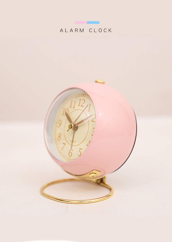 Small Tableclocks Classic Non-Ticking Tabletop Alarm Clock with Backlight, Ba...