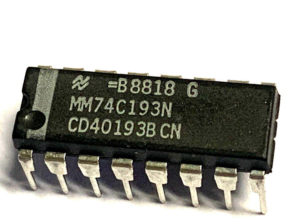 74C193, MM74C193N, Synchronous 4-Bit Up/Down Deca Binary Counter, 5 Pack