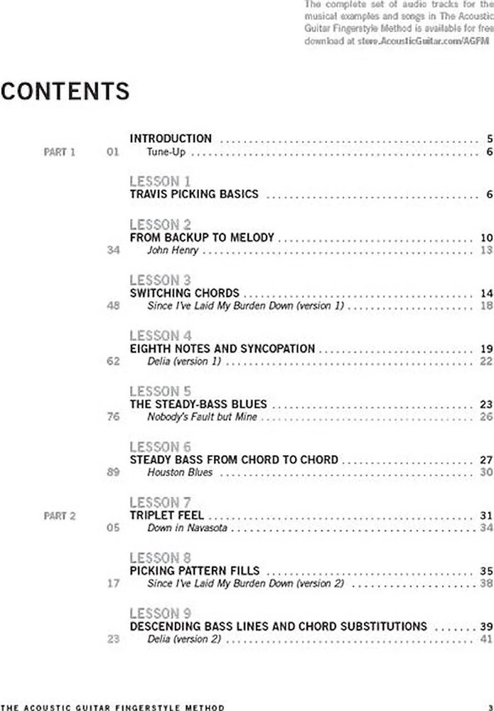 Acoustic Guitar Fingerstyle Method