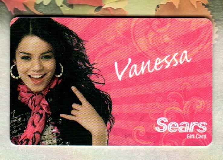 SEARS Vanessa ( 2008 ) Gift Card ( $0 )
