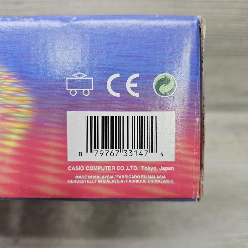 Casio LK-6 Key Lighting 32-Key Blue Learning Electronic Keyboard Battery Powered