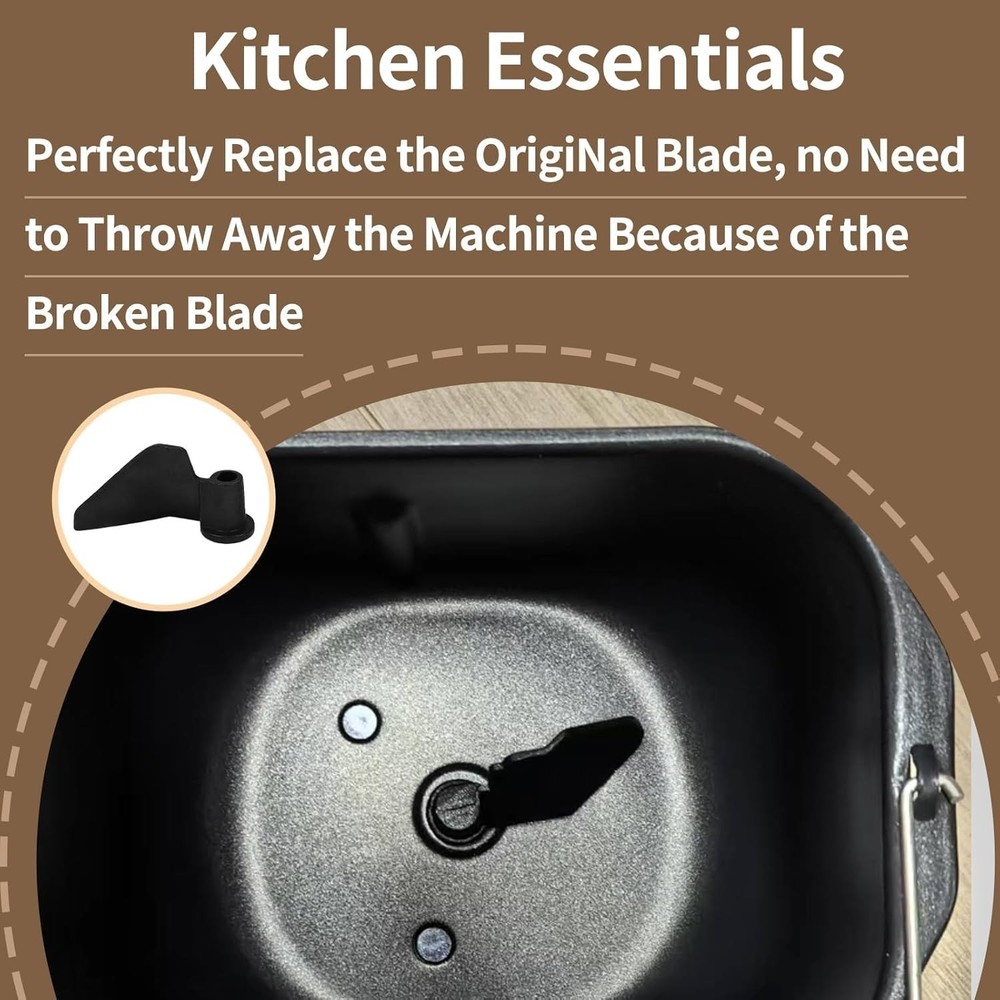 Bread Maker Kneading Paddle 2-Pack CBK-110KP Replacement for Cuisinart Machine