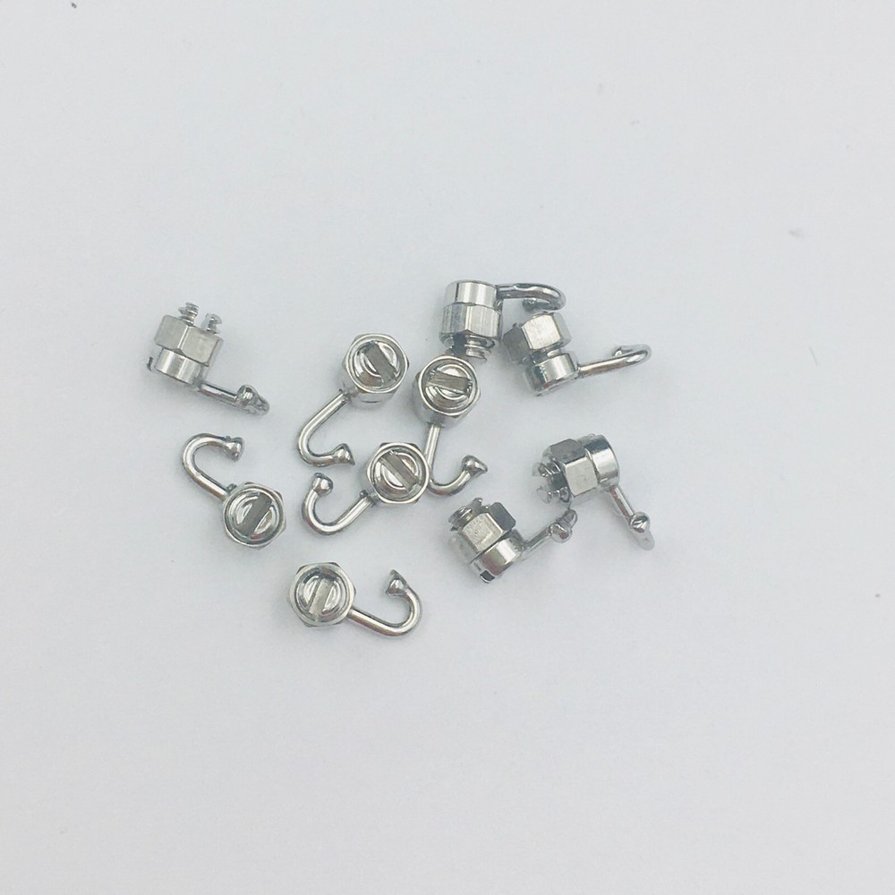 Activity Crimpable Hooks Orthodontic Long Hooks Curved Hooks Left Right w/ tool