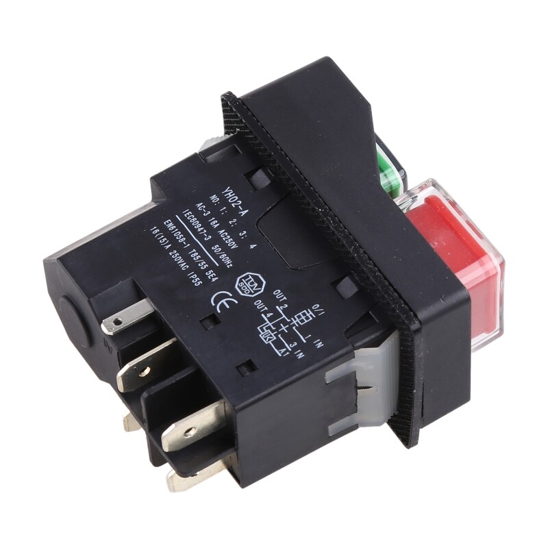 Electromagnetic Button Machine Tool Accessories IP55 Waterproof