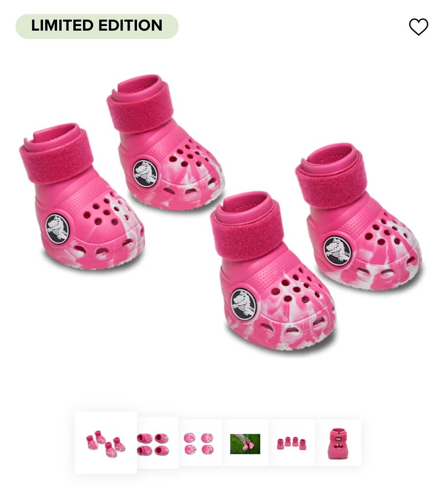 Crocs Pet Dog Boots Dragon  / Medium / Large