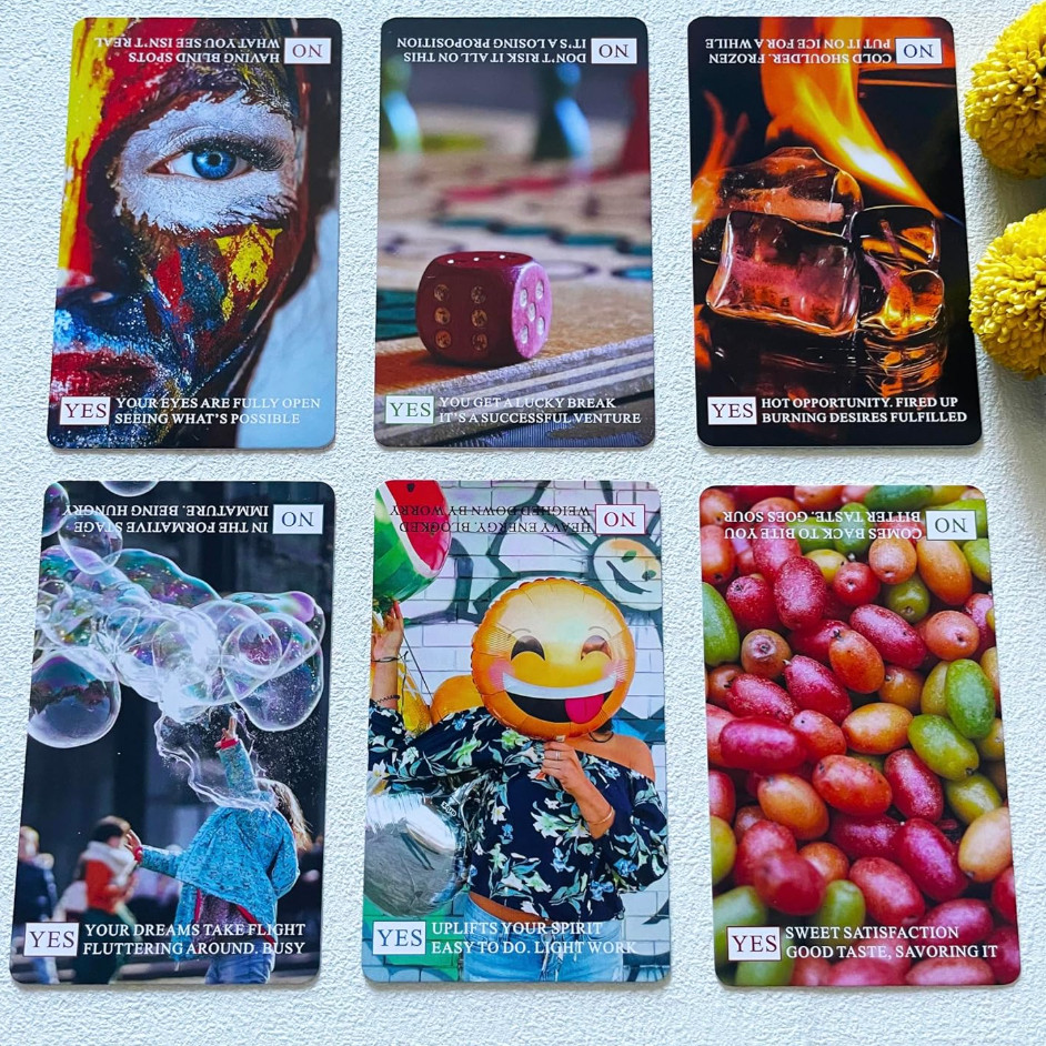 Yes or No? Clarifying Life Situations Oracle Cards Deck