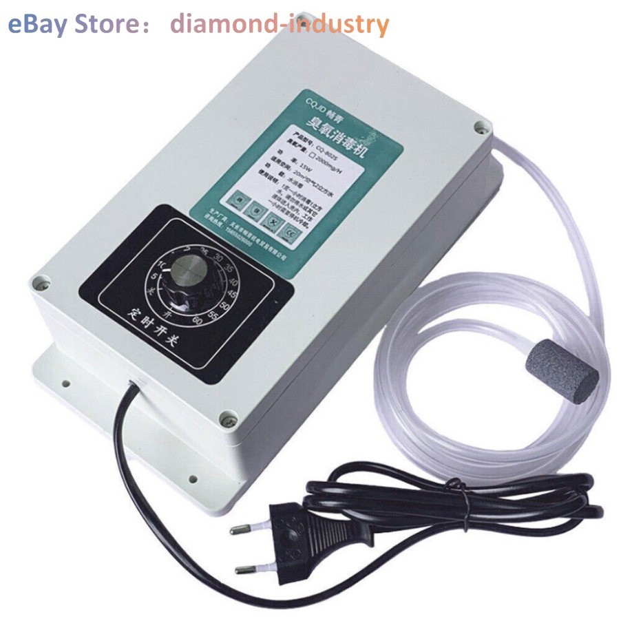 a 1pcPortable Ozone Machine for Liquid Air Multipurpose Ozonator with Timer 220V