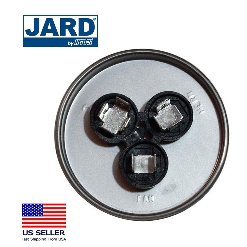 MARS/JARD 12823 70 + 5 MFD 440v ROUND MOTOR RUN CAPACITOR