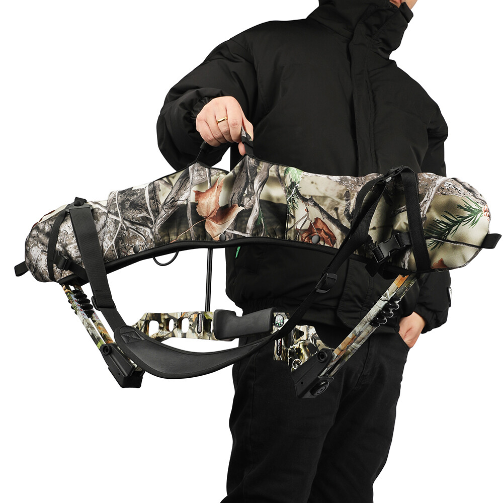 Compound Bow Sling Bag Cams Protector Strap Holder Case Shoulder Archery Hunting