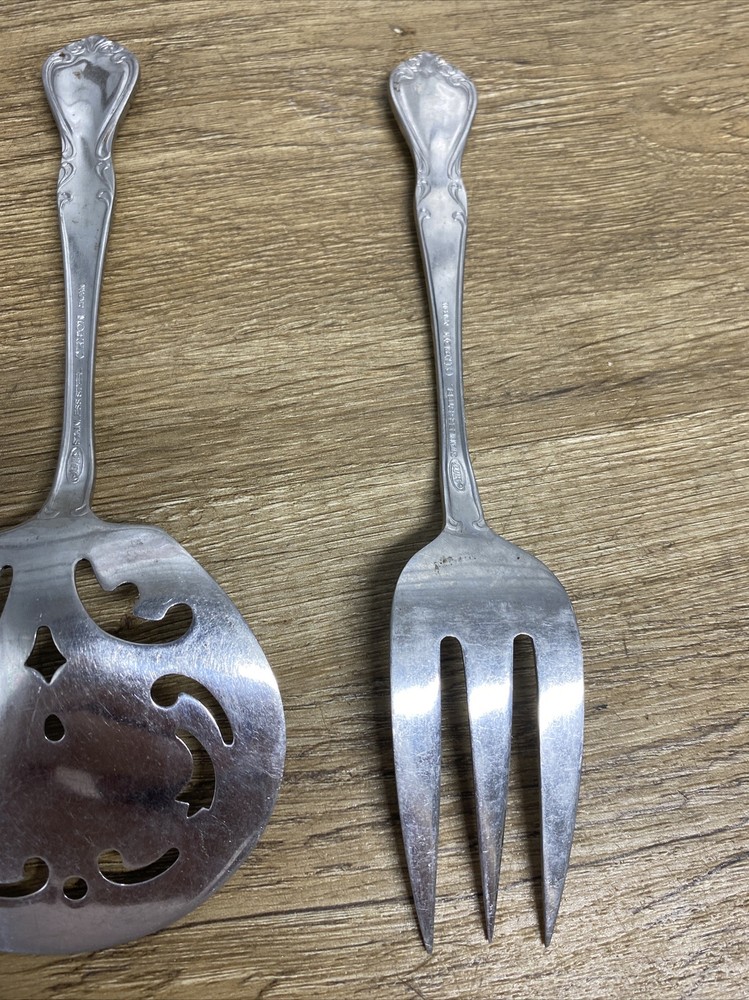 Vtg. 5-Piece Flatware Serving Set CREON By AMC Stainless Japan Pattern