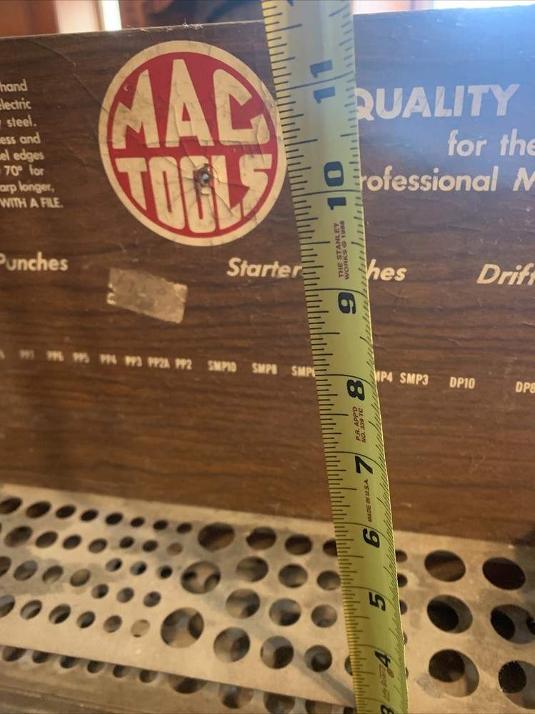 Vintage MAC TOOLS Punch Display Holder