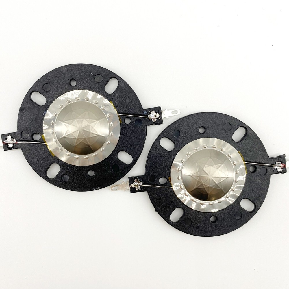 2 Replacement 1" Titanium Dome Diaphragms For Speaker Tweeter Driver Repair 8Ω