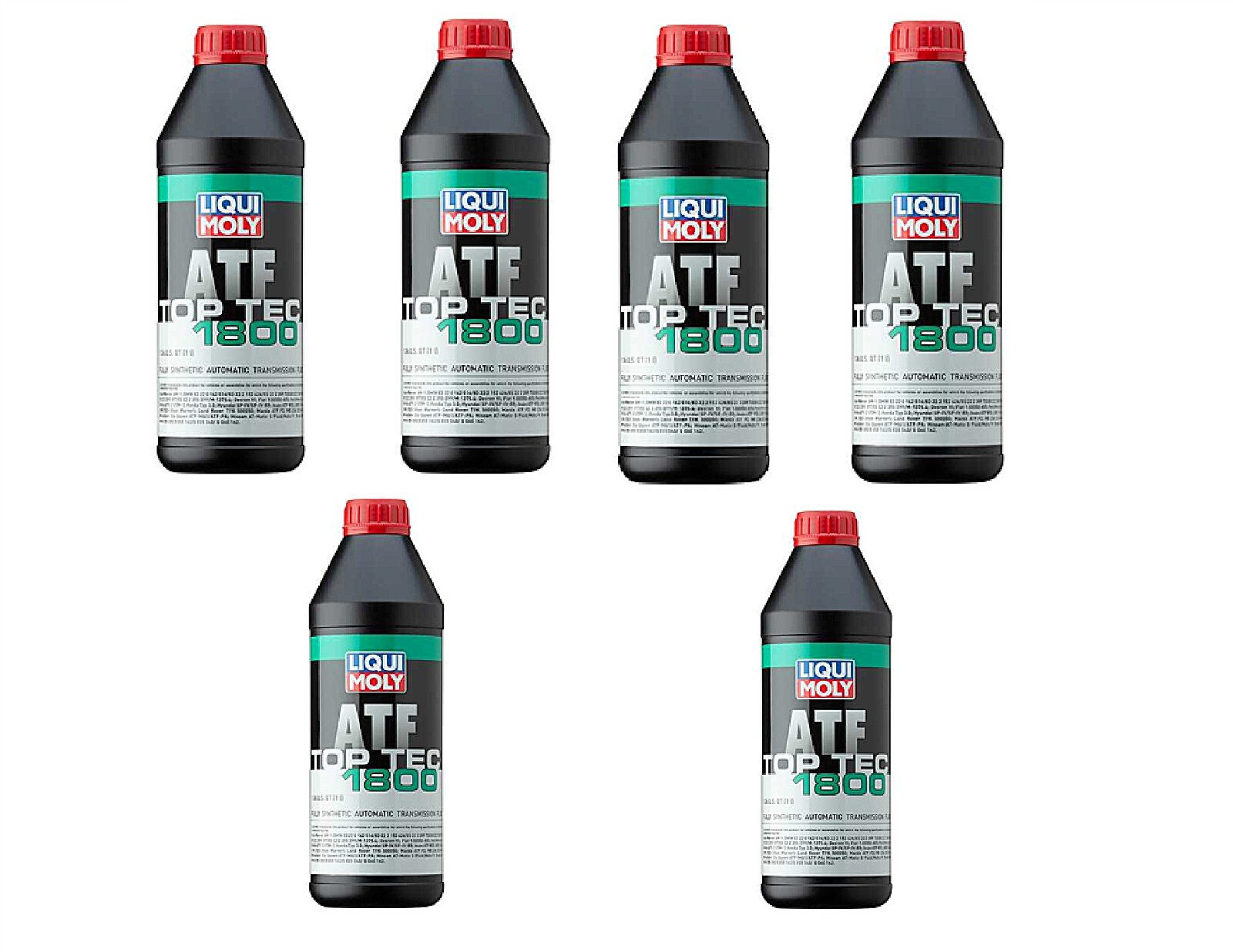 Liqui Moly Top Tec 1800 ATF Fully Synthetic Automatic Trans Oil  20032 6 pack 1L