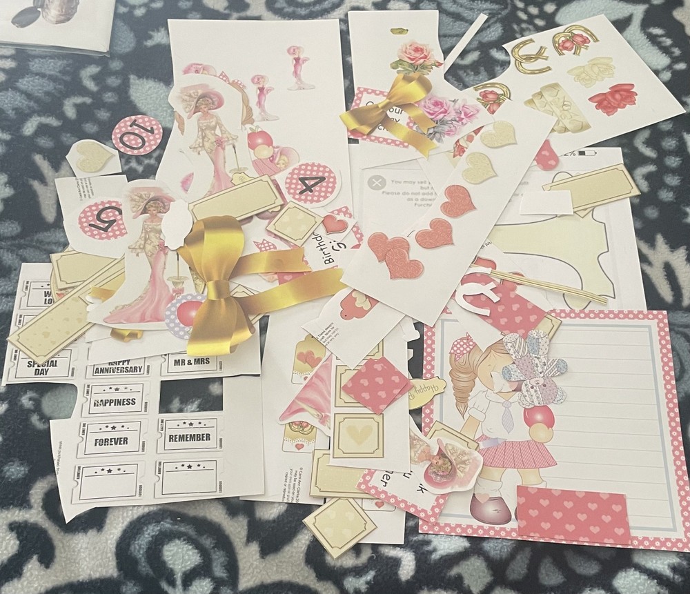 Assorted Goodies Scrapbooking & Card Making Supplies
