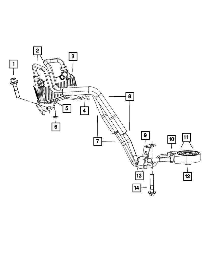 Genuine Mopar Clip Lower 68046557aa