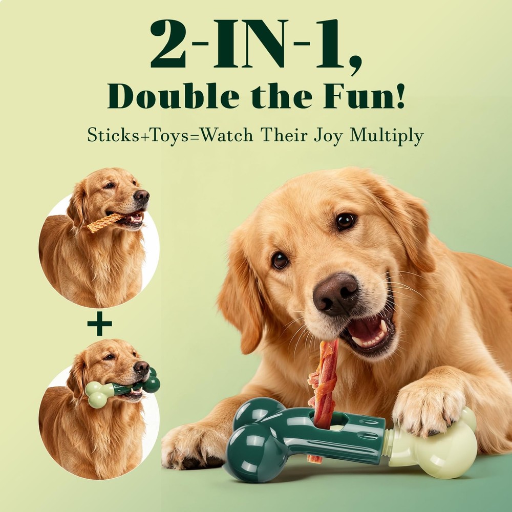 Bully Stick Holder for Medium/Large Dogs - Anti-Choking, Prevents Swallowed E...