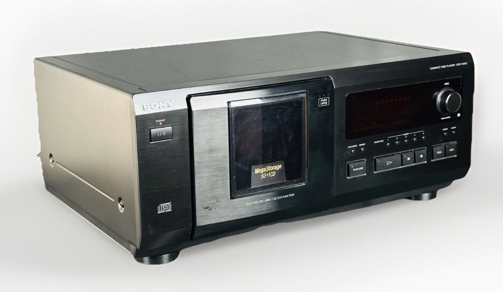 Sony CDP-CX53 Mega Storage 50+1 Disc Compact Disc Player/Changer TESTED & WORKS!