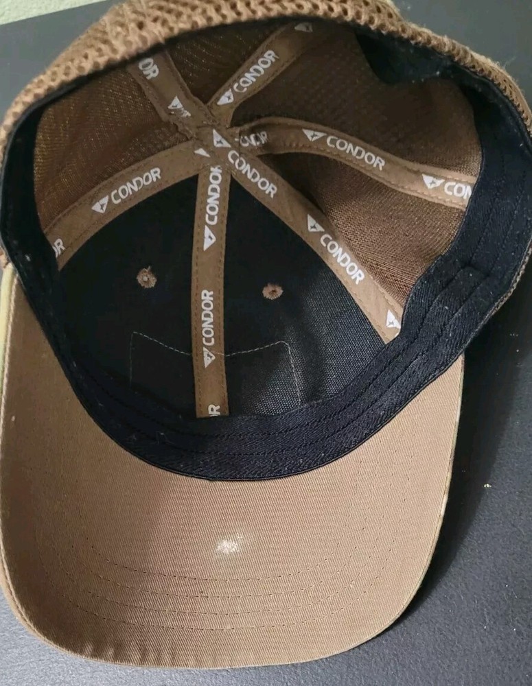 Condor Special Force Tactical Contractor CAP HAT Removable US Flag Small Medium