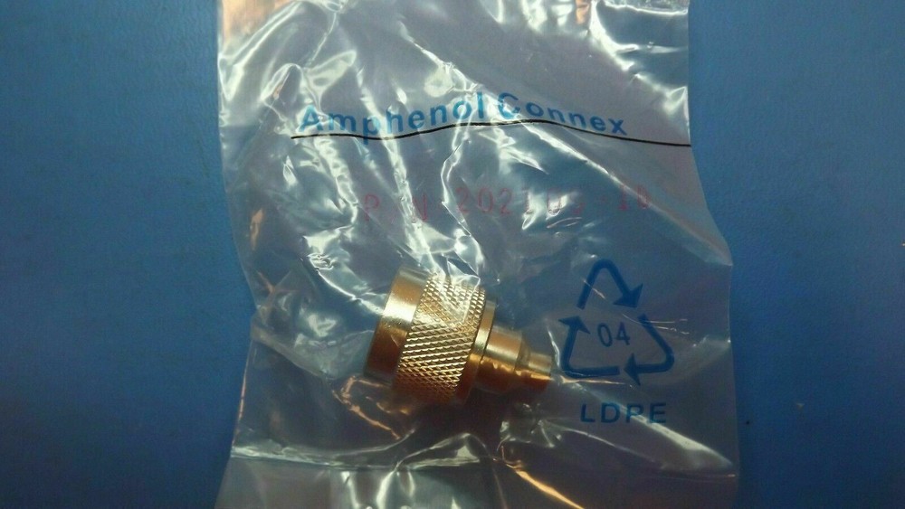 (1PC) 202109-10 AMPHENOL RF Terminators N TERM PLUG 50 OHM HI-PERFORMANCE