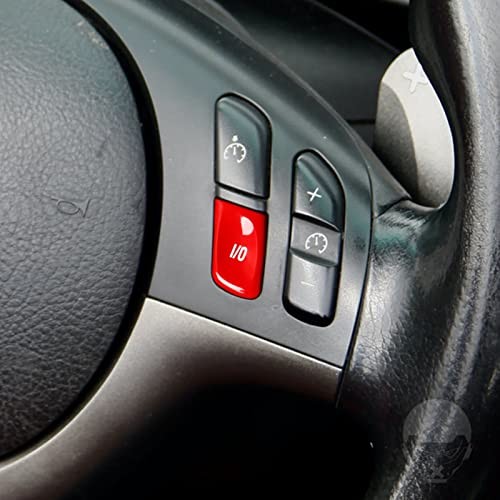 Steering Wheel Control Switch Button for M3 E46 19982004, Movement Mode IO Red