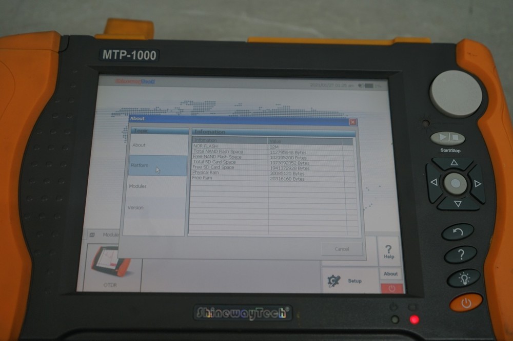 ^ Shineway Tech MTP-1000 OTDR Multifunctional Test Platform Metro Access FTTx