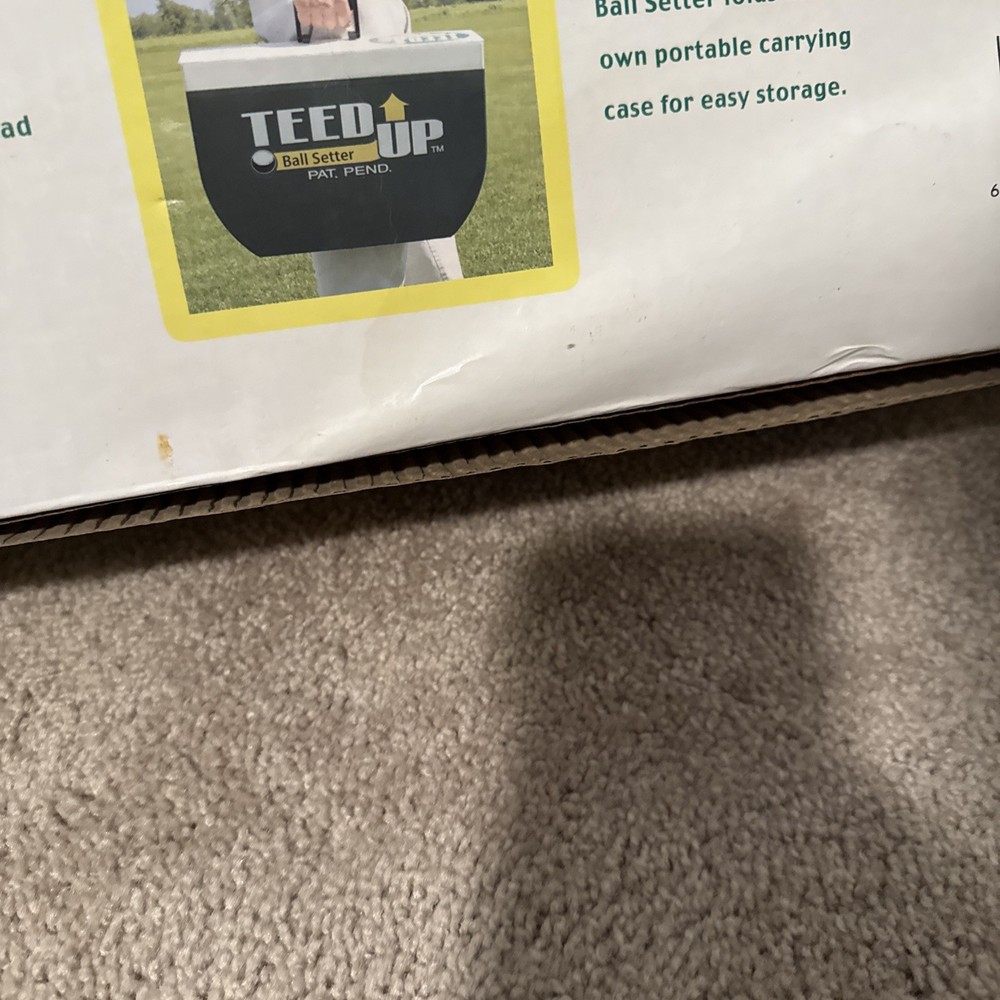 Golf Teed Up Home Driving Range with Gravity Feed Ball Tee Practice System