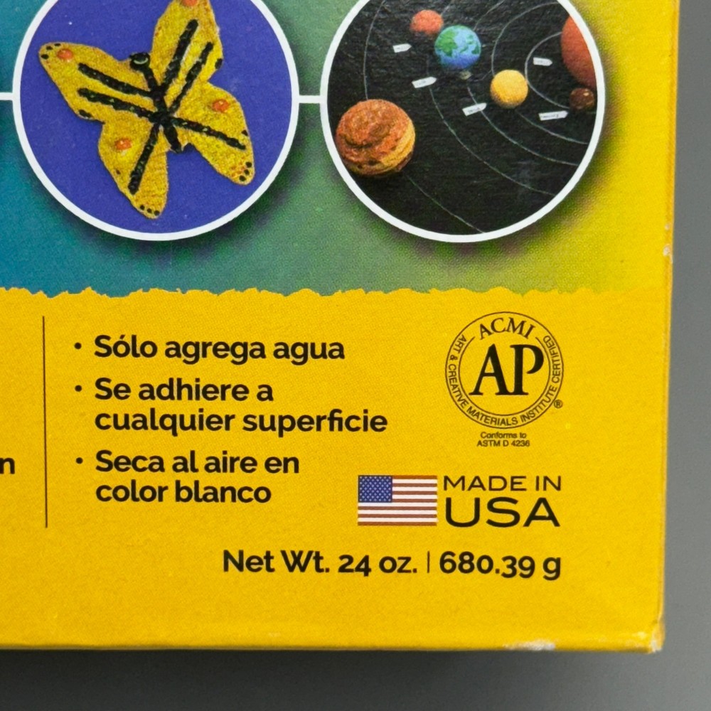 ACTIVA Basic Materials For Creativity FastMache Fast Drying Paper Mache 24oz Whi