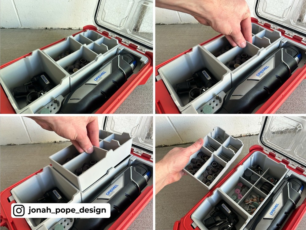 Milwaukee Packout Insert for DREMEL 8240 Rotary Tool (Insert Only)