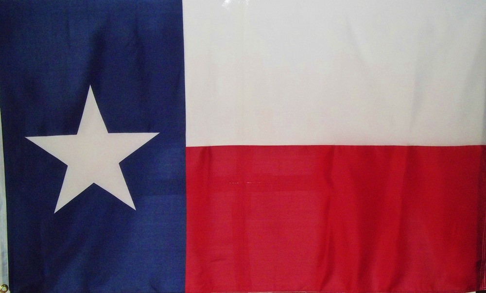 TEXAS STATE FLAG 3' X 5' POLYESTER - LONESTAR BANNER