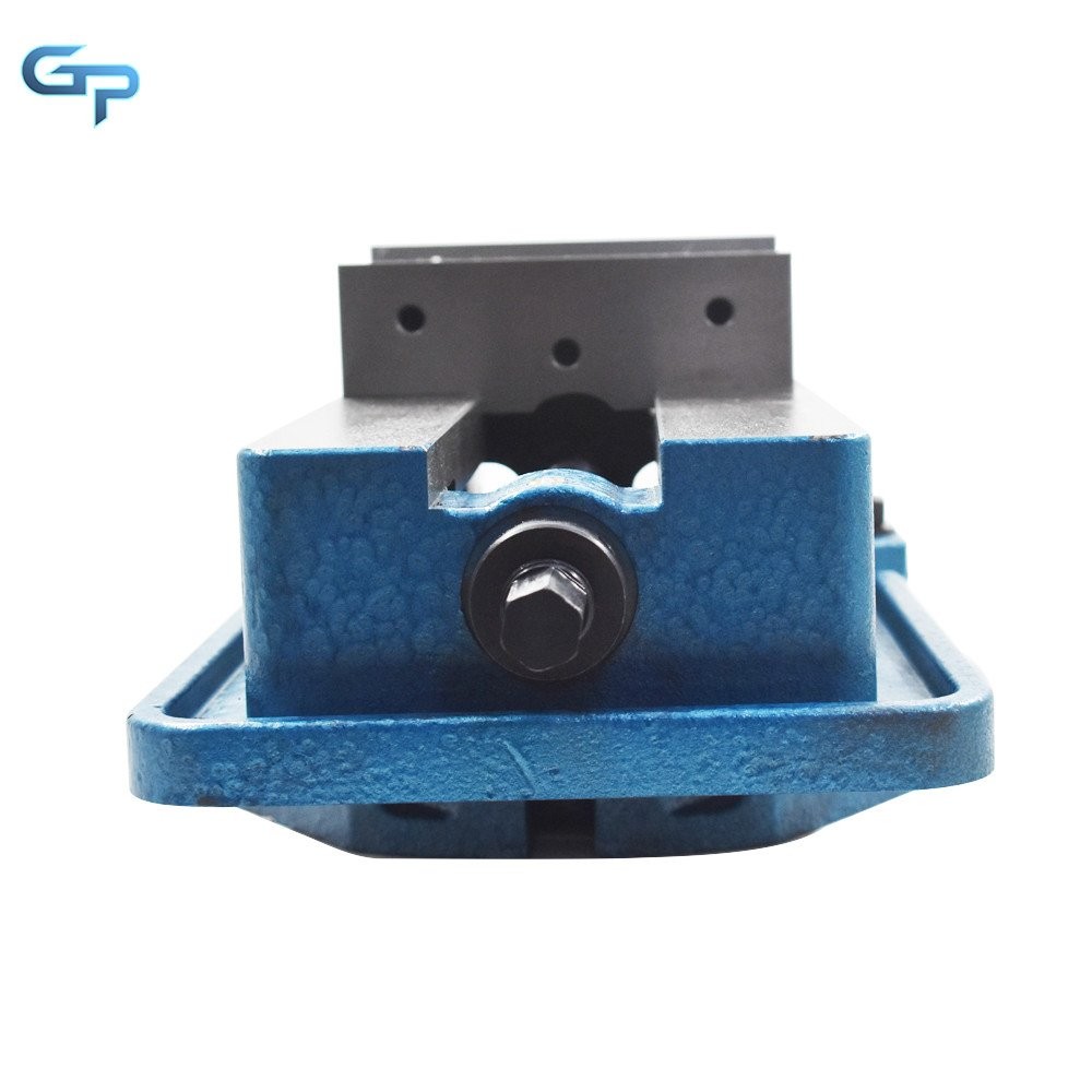 5'' Bench Vise Milling Machine Lockdown Vise Swiveling Base Hardened Base