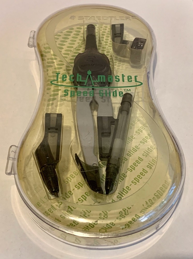 Staedtler Tech Master Speed Slide Maximum Circle 5 3/4" Drawing Compass Tool