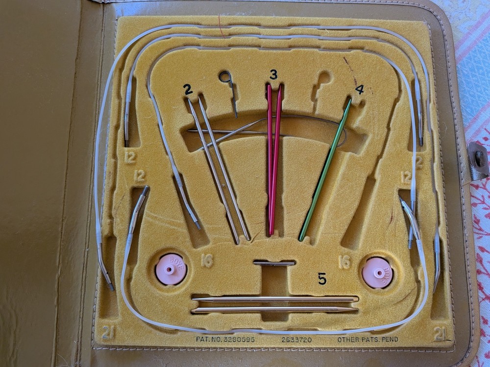 2 Vintage Round Needle Knitting Sets BOYE