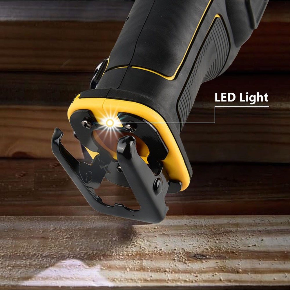 Cordless Brushless Reciprocating Saw for Dewalt 20V Battery,Variable Speed Tool