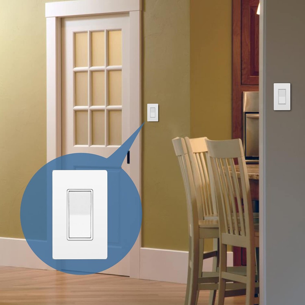 20 Pack CML 3 Way Decorator Paddle Rocker Wall Light Switch Single Pole or Th...