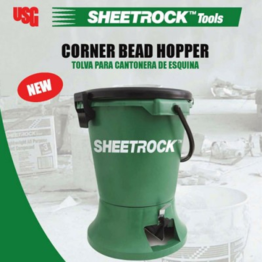 Sheetrock Paper Face Drywall Corner Bead Mud Hopper