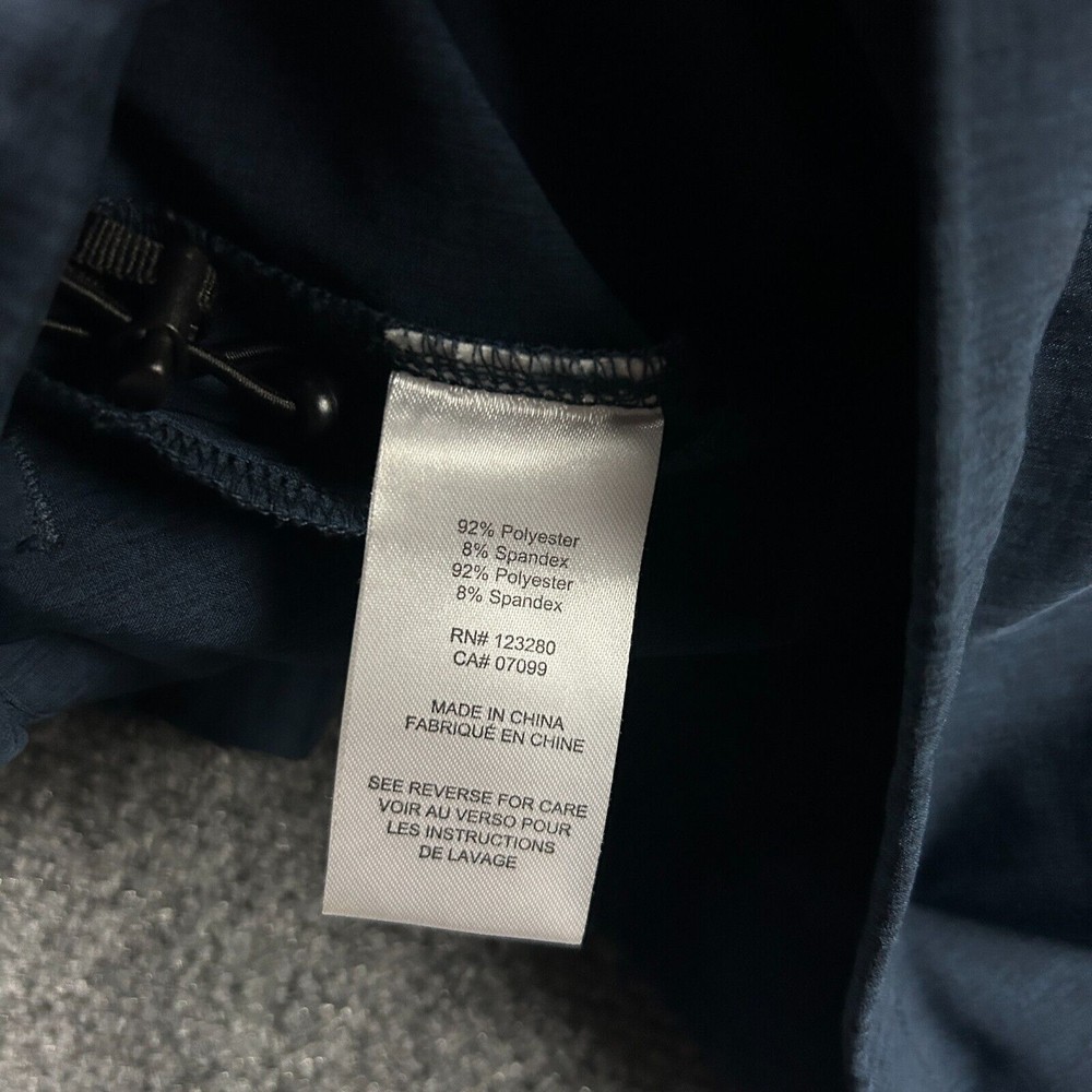 Travis Mathew Jacket Mens Large Blue Full Zip Lightweight Polyester Blend